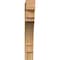 Ekena Millwork Merced Block Rough Sawn Bracket, Western Red Cedar, 6"W x 34"D x 40"H BKT06X34X40MRC05RWR - alternate 3